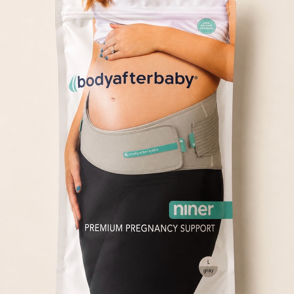 Body After Baby Gray Premium Pregnancy Support Belt - Niner